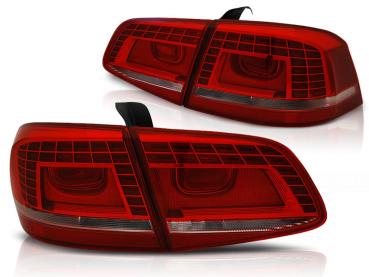 LED Rückleuchten für VW Passat 3C B7 Limo Bj. 10-14 Rot/Chrom
