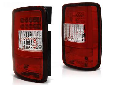 LED Lightbar Design Rückleuchten für VW Caddy 3 (2K) 03-14 rot/klar
