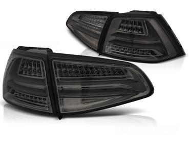 Voll LED Lightbar Rückleuchten für VW Golf 7 (VII) Limo Bj. 12-17 Smoke