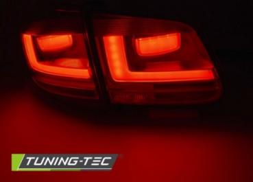 LED Lightbar Rückleuchten für VW Tiguan 5N Bj. 07-11 Smoke