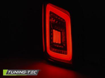 Voll LED Rückleuchten für VW T5 / T5 GP Bj. 03-15 Schwarz Smoke (Heckklappe)