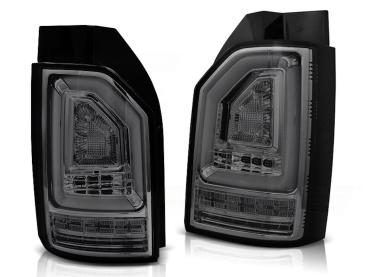 Voll LED Lightbar Rückleuchten für VW T6 Bj. 15-19 Smoke (Heckklappe / LED)