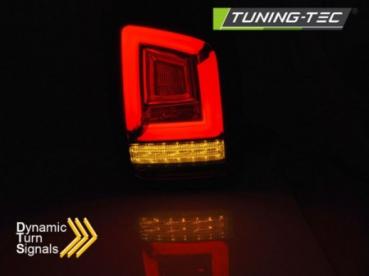 Voll LED Lightbar Rückleuchten für VW T5 Bj. 03-09 Smoke dynamischer Blinker