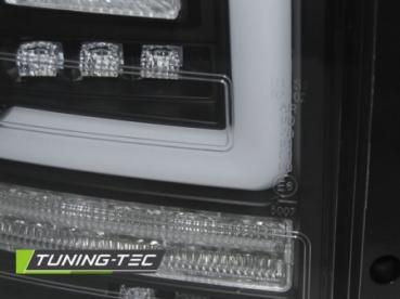 Voll LED Lightbar Rückleuchten für VW T5 Bj. 03-09 Schwarz dynamischer Blinker