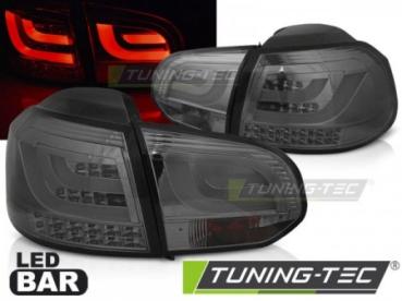 LED Lightbar Rückleuchten für VW Golf 6 (VI) Bj. 08-12 Smoke