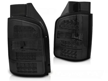 LED Rückleuchten für VW T5 GP Facelift Bj. 09-15 Smoke (Flügeltüren)