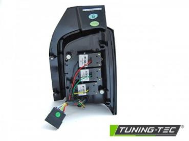 Voll LED Lightbar Rückleuchten für VW T5 GP Facelift 09-Schwarz (Flügeltüren)