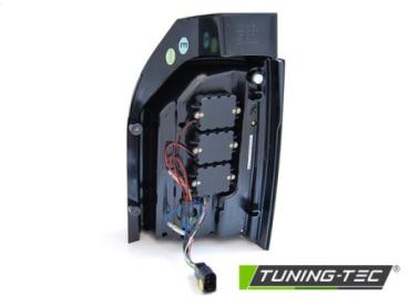 Voll LED Lightbar Rückleuchten für VW T615-19 T6.1 19- Rot/Chrom Heckklappe