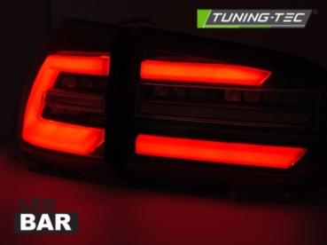 Voll LED Lightbar Rückleuchten für VW Golf 7 (VII) Variant 13-17 Schwarz Smoke