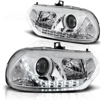 LED Tagfahrlicht - Design Scheinwerfer für Alfa Romeo 156 97-03 Chrom