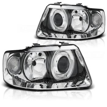 Design Scheinwerfer für Audi A3 8L Facelift 00-03 chrom