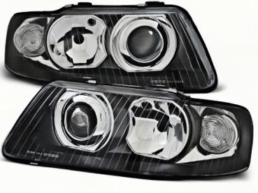 Design Scheinwerfer für Audi A3 (8L) Facelift 00-03 schwarz