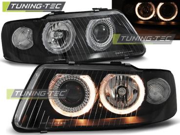Design Angel Eyes Scheinwerfer für Audi A3 (8L) 00-03 schwarz