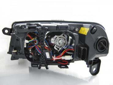 Xenon DRL LED Tagfahrlicht Scheinwerfer für Audi A6 C6 4F Bj. 04-08 Chrom