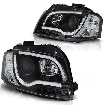 Scheinwerfer DRL LED Tagfahrlicht für Audi A3 8P 8PA Bj. 04-08 Schwarz LTI