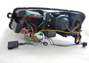 XENON LED Tagfahrlicht Scheinwerfer für Audi A6 C6 (4F) 04-08 schwarz