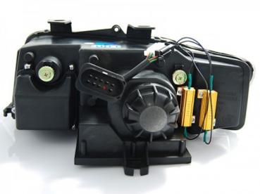 LED Tagfahrlicht Design Scheinwerfer für Audi A4 B6 00-04 chrom