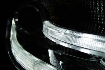 Xenon Scheinwerfer DRL LED Tagfahrlicht für Audi A4 B8 8K Bj. 08-11 Chrom LTI