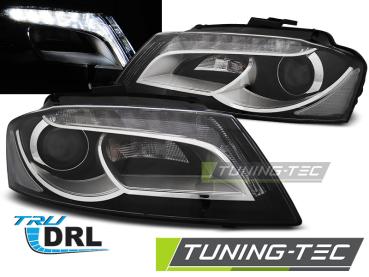 LED Tagfahrlicht Scheinwerfer für Audi A3 8P 08-12 schwarz