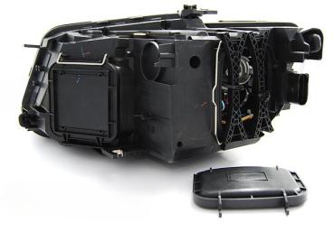 LED Tagfahrlicht Scheinwerfer für Audi Q5 (8R) 08-12 schwarz