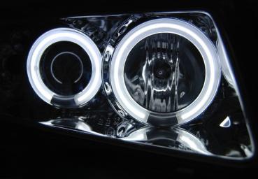 CCFL Angel Eyes Scheinwerfer für Audi A3 (8L) 96-00 chrom