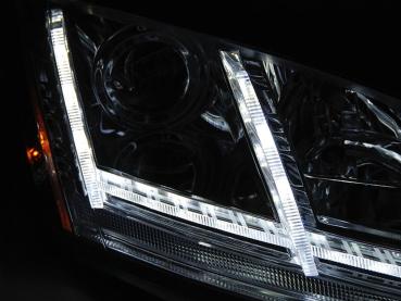 LED Tagfahrlicht Design Scheinwerfer für Audi TT 8J 06-10 chrom