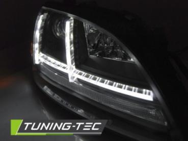 Scheinwerfer DRL LED Tagfahrlicht für Audi TT 8J Bj. 06-10 Schwarz