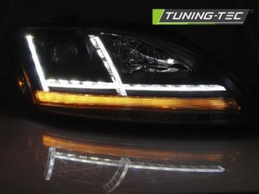 Scheinwerfer DRL LED Tagfahrlicht für Audi TT 8J Bj. 06-10 Schwarz