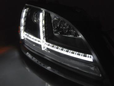 XENON LED Tagfahrlicht Scheinwerfer für Audi TT 8J 06-10 schwarz