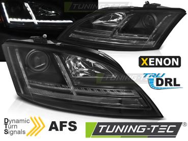 XENON LED Tagfahrlicht Scheinwerfer für Audi TT 8J 06-10 schwarz mit Kurvenlicht