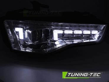 Xenon Scheinwerfer DRL LED Tagfahrlicht für Audi A5 Facelift Bj. 11-16 Chrom