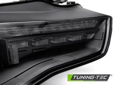 Voll LED Scheinwerfer Tagfahrlicht für Audi A5 8T 8F Facelift Bj. 11-16 Schwarz