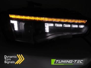 Voll LED Scheinwerfer Tagfahrlicht für Audi A5 8T 8F Facelift Bj. 11-16 Schwarz