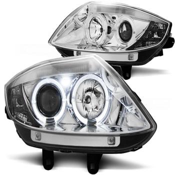 Scheinwerfer Angel Eyes für BMW Z4 E85 E86 Bj. 02-08 Chrom