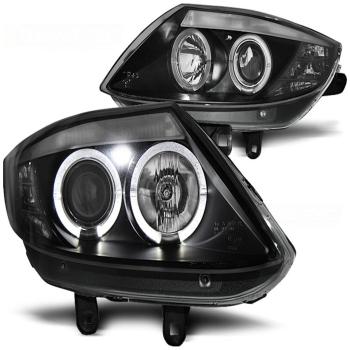 Scheinwerfer Angel Eyes für BMW Z4 E85 E86 Bj. 02-08 Schwarz