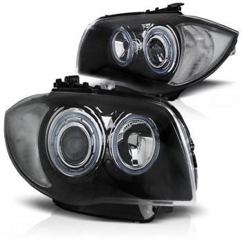 Design Angel Eyes Scheinwerfer für BMW 1er E81, E82, E87, E88 04-11 schwarz