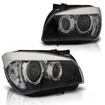 LED Angel Eyes Scheinwerfer für BMW X1 E84 10/09-12 schwarz
