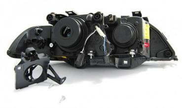 Xenon LED Angel Eyes Scheinwerfer für BMW 5er E39 Facelift 95-03 schwarz