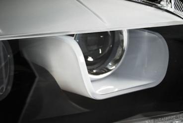 Xenon Scheinwerfer DRL LED Tagfahrlicht für BMW X1 E84 Facelift 12-14 Schwarz