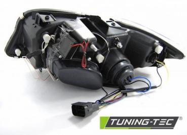 CCFL Angel Eyes Scheinwerfer für BMW 3er E90/E91 05-08 schwarz