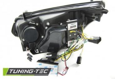 Scheinwerfer CCFL Angel Eyes für BMW 5er E60 E61 Bj. 03-07 Chrom mit LED Blinker