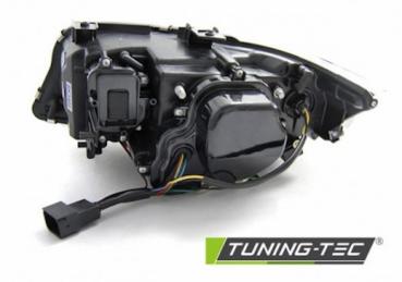 Scheinwerfer 3D Angel Eyes für BMW 3er E90 E91 Bj. 05-08 Chrom