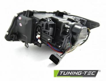 Xenon Scheinwerfer 3D Angel Eyes für BMW 3er E90 E91 Bj. 05-08 Chrom