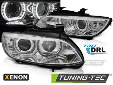 Xenon Scheinwerfer DRL LED Tagfahrlicht für BMW E92 E93 mit AFS Bj. 05-10 Chrom