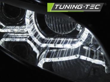 Xenon Scheinwerfer DRL LED Tagfahrlicht für BMW E92 E93 ohne AFS Bj. 05-10 Chrom