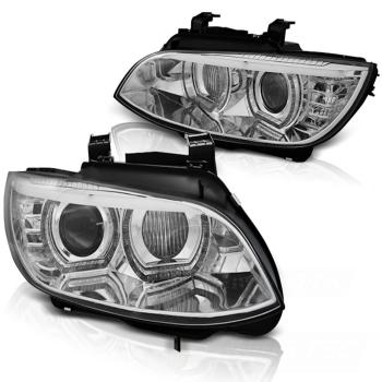 Xenon Scheinwerfer DRL LED Tagfahrlicht für BMW E92 E93 ohne AFS Bj. 05-10 Chrom