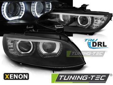 Xenon Scheinwerfer DRL LED Tagfahrlicht für BMW E92 E93 ohne AFS Bj. 05-10 BLACK