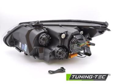 Scheinwerfer 3D Angel Eyes für BMW 5er E60 E61 Bj. 03-07 Chrom mit LED Blinker