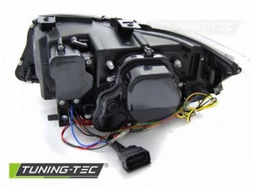 3D LED Tagfahrlicht Angel Eyes Scheinwerfer für BMW 3er E90/E91 LCI 09-11 Black