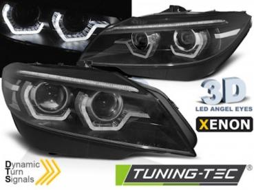 Xenon Scheinwerfer DRL LED Tagfahrlicht für BMW Z4 E89 Bj. 09-13 Schwarz